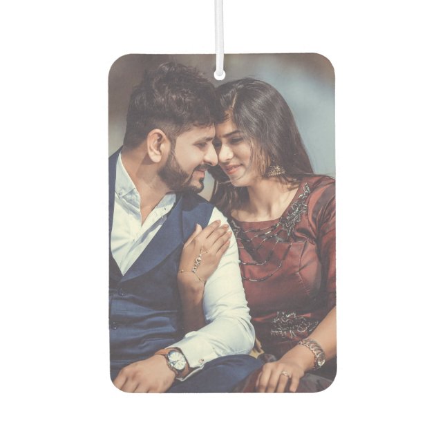 Custom Photo Personalised Two-Sided Car Car Air Freshener (Front)