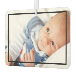 Custom Photo Personalised Unique With Frame Car Air Freshener