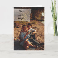 Custom Photo Personalised Wedding Congratulations