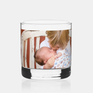 Custom Photo Personalised Whiskey Glass