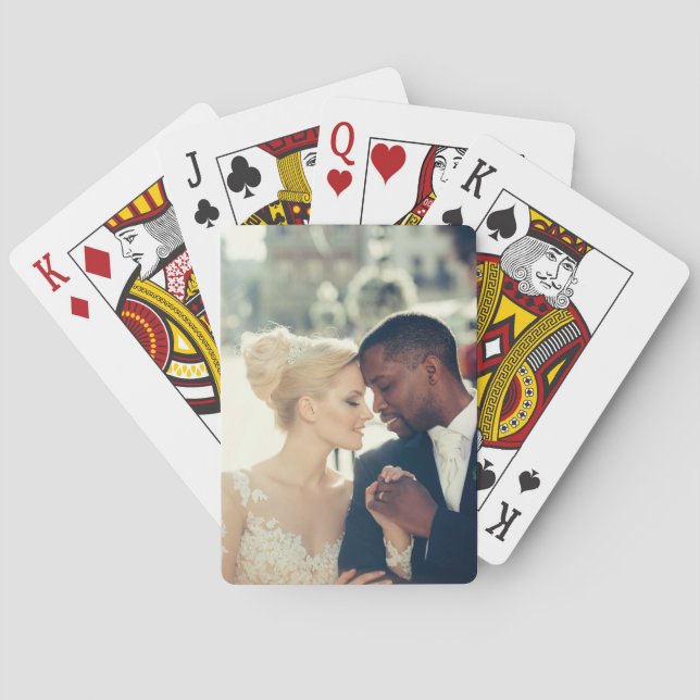 Custom Photo Personalized Playing Cards (Back)
