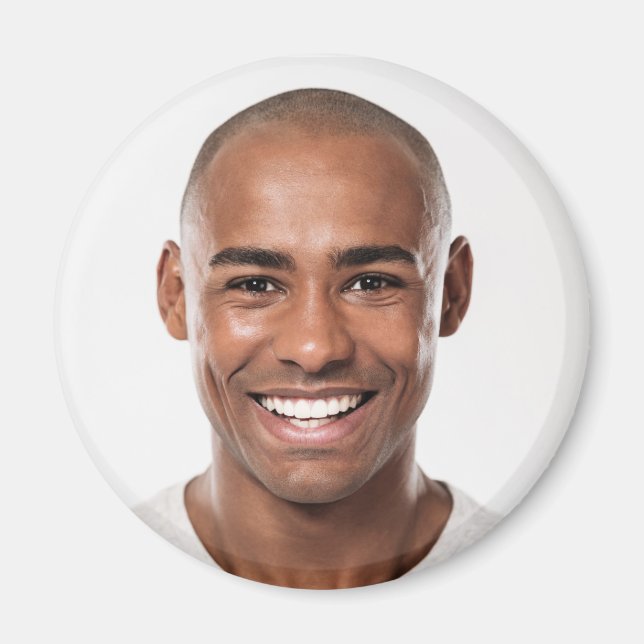 Custom Photo Personalized Refrigerator Magnet (Front)