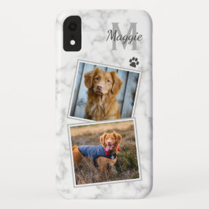 Custom Photo Pet Dog Cat Monogram Initial Photo Case-Mate iPhone Case