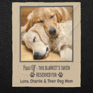 Custom Photo Pet Dog  Fleece Blanket