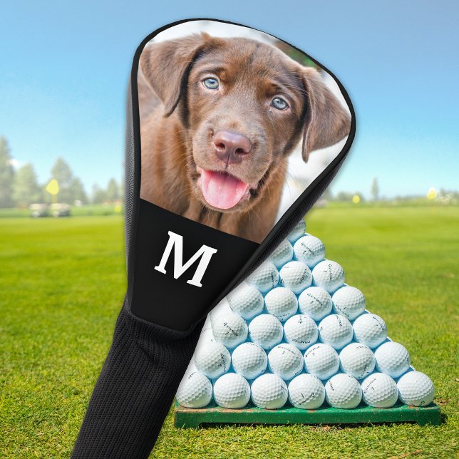 Custom Photo Pet Family Dog Personalized Monogram Golf Head Cover (Creator Uploaded)