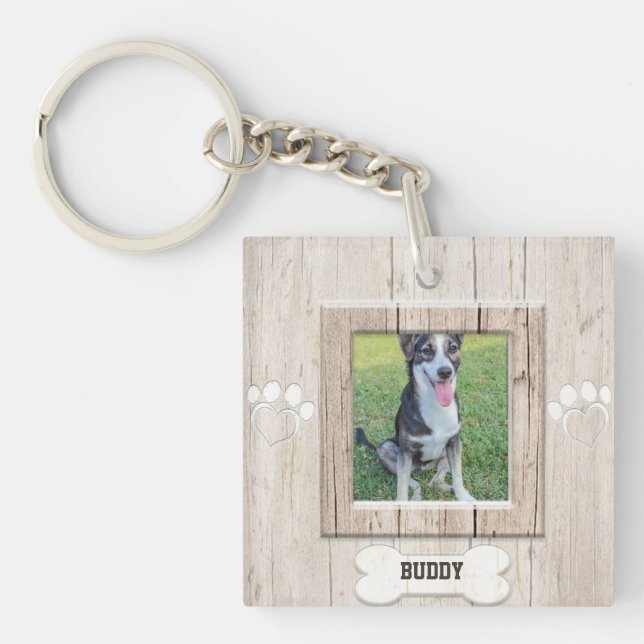 Custom Photo Pet Key Ring (Front)
