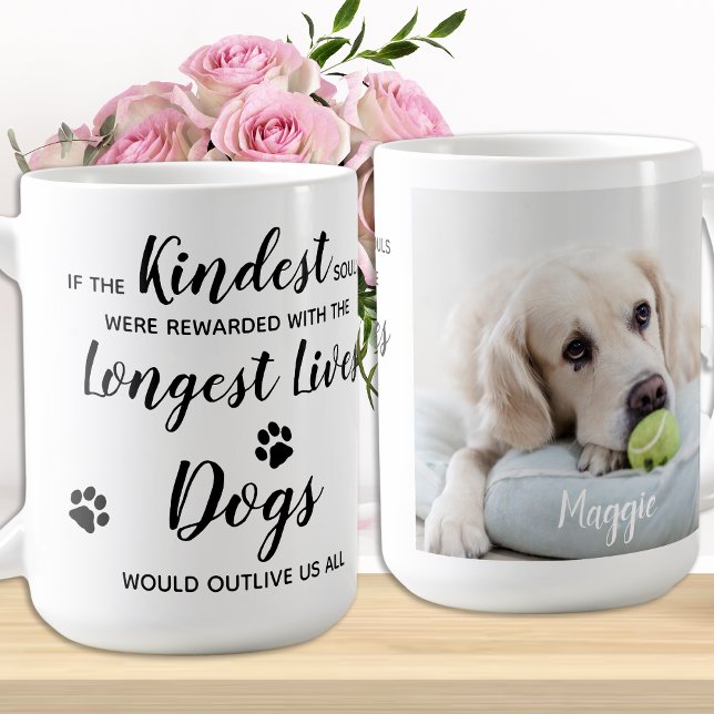 Custom Photo Pet Loss Gift Pet Memorial Coffee Mug (Creator Uploaded)