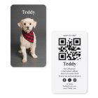 Custom Photo Pet Puppy Dog Social Media QR Code 