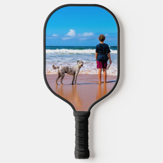 Custom Photo Pickleball Paddle Your Pets Design (Front)