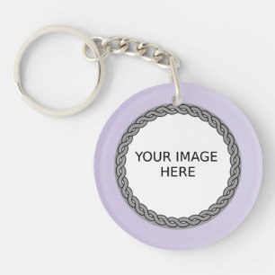 Custom Photo / Picture Here In Memory of Memorial Key Ring