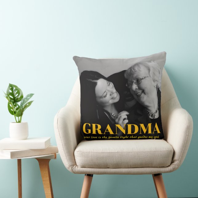 Custom Photo Pillow - Personalized Home Decor Gift (Chair)