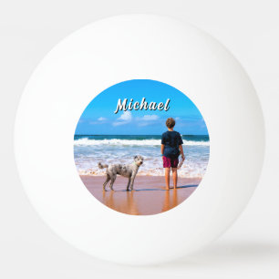 Custom Photo Ping Pong Ball Gift Personalised Name