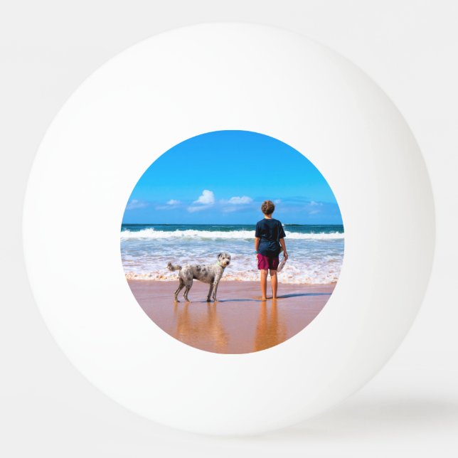 Custom Photo Ping Pong Ball Your Photos Gift (Back)