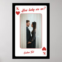 Custom Photo Playing Card | How Lucky Are we