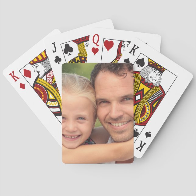 custom photo playing cards (Back)