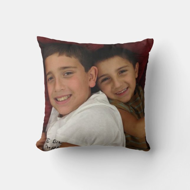 Custom Photo Plush Pillow (Front)