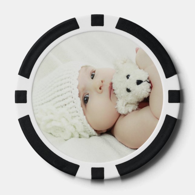 Custom Photo Poker Chips (Front)