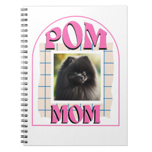 Custom Photo Pom Dog Mum Shirt Pomeranian Owner Notebook