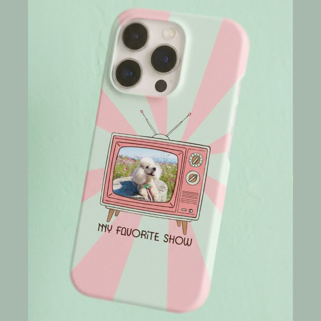 Custom Photo Poodle - My Favourite Show iPhone Cas Case (Creator Uploaded)