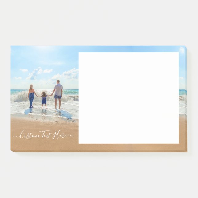Custom Photo Post it Notes Your Photos and Text (Front)