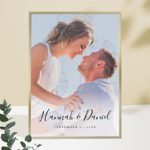 Custom Photo Poster with Whimsical Script 