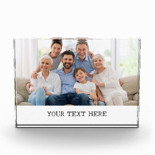Custom Photo Present Picture Gifts Anniversary Block