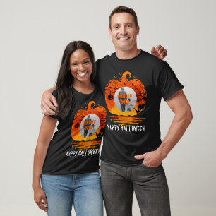 CUSTOM PHOTO PUMPKIN HALLOWEEN GIFTS T-Shirt