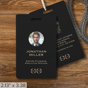 Custom Photo QR Code Employee ID Badge