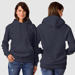 Custom Photo Quote Artwork Dark Coloured Ladies  Hoodie