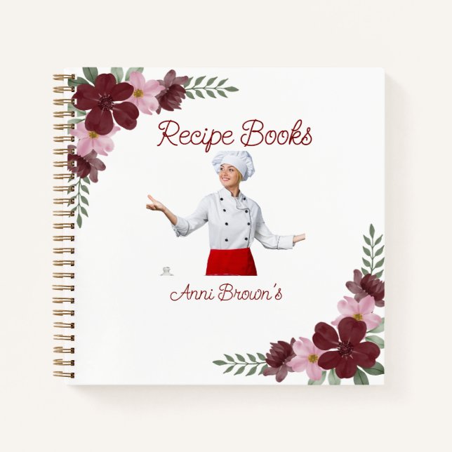 Custom Photo Recipe Books (Front)