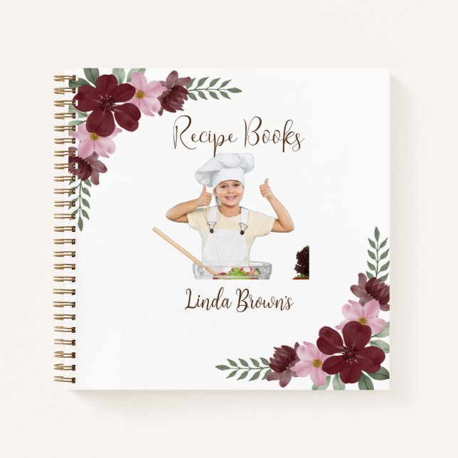 Custom Photo Recipe Books (Front)