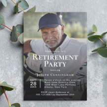 Custom Photo Retirement Party Celebration