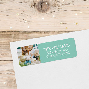 Custom Photo Return Address Labels
