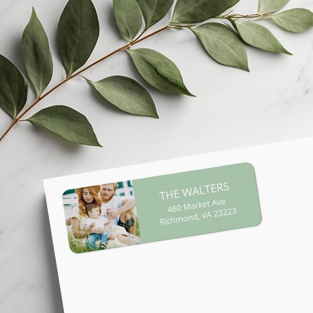 Custom Photo Return Address Labels (Creator Uploaded)