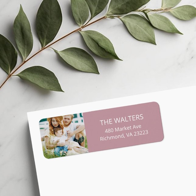 Custom Photo Return Address Labels (Creator Uploaded)