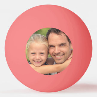Custom photo Rosa Ping Pong Ball