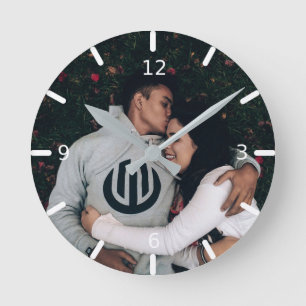 Custom Photo Round Clock