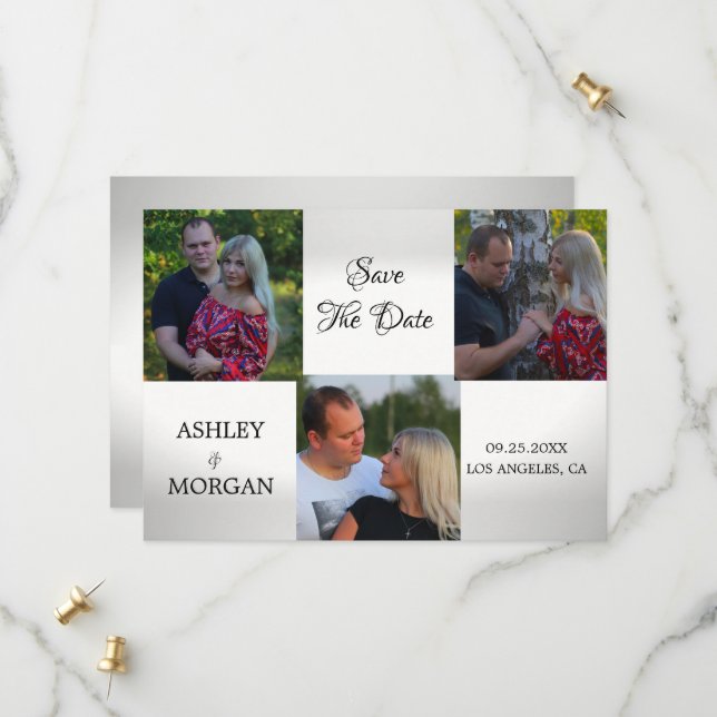 Custom Photo Save The Date (Front/Back In Situ)