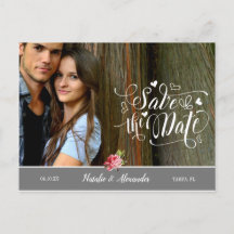 Custom Photo  | Save The Date