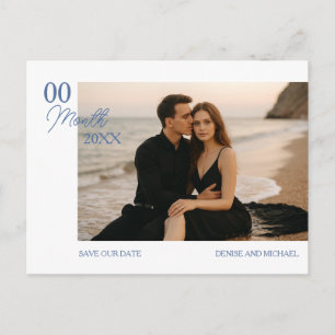 Custom Photo Save the Date Postcard