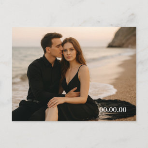 Custom Photo Save the Date Postcard