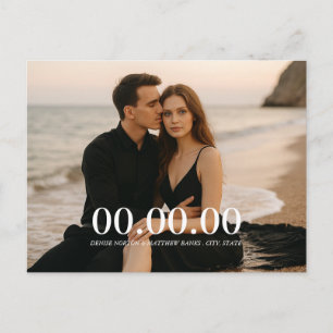 Custom Photo Save the Date Postcard