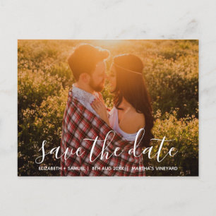 Custom photo Save the Date Postcard