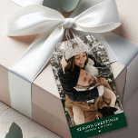 Custom Photo Season Greeting Christmas Gift Tags<br><div class="desc">A stylish modern christmas gift tag,  that could'nt get more you unique! Simply add your own photograph and customise the text.</div>