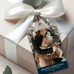 Custom Photo Season Greeting Christmas Gift Tags<br><div class="desc">A stylish modern christmas gift tag,  that could'nt get more you unique! Simply add your own photograph and customise the text.</div>