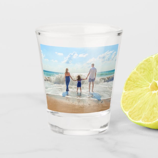 Custom Photo Shot Glass with Your Photos (Front)