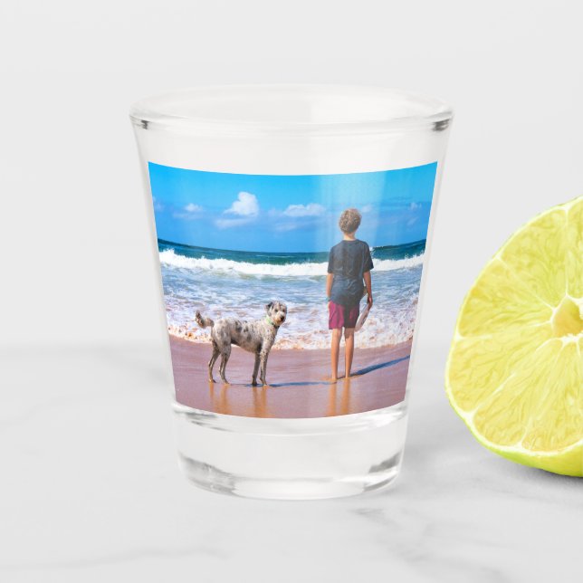 Custom Photo Shot Glass Your Favourite Photos Gift (Front)