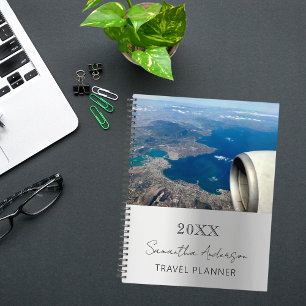 Custom photo silver 2026 travel planner