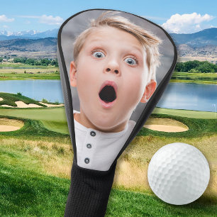 Custom Photo Simple Personalised Golfer Driver Golf Head Cover