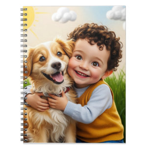 Custom Photo Simple Personalised Golfer Driver Notebook
